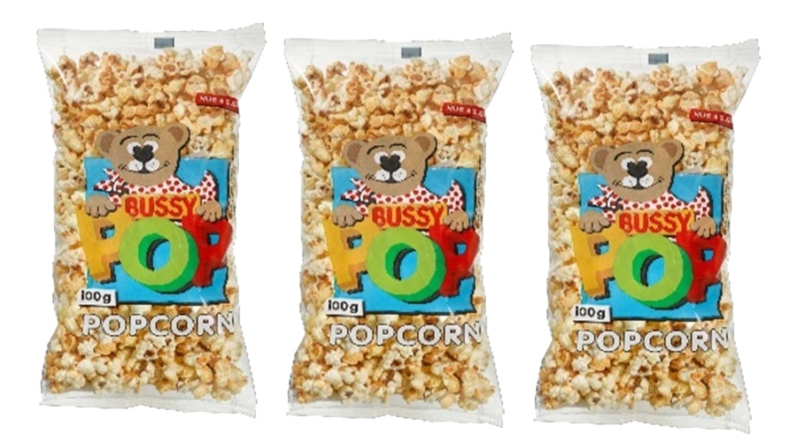 Bussy Popcorn Beutel